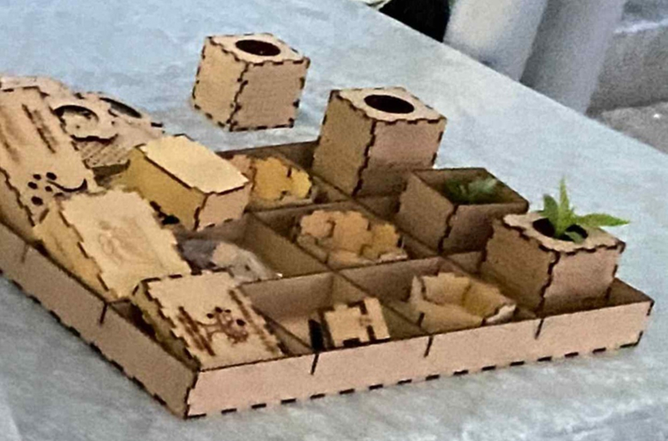 개량목재 나무화분